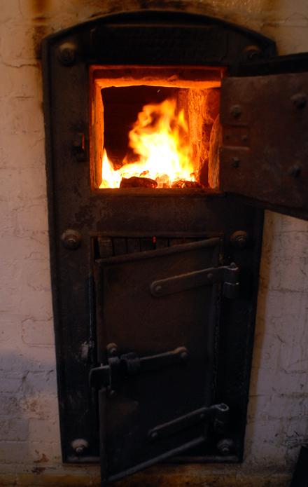 Scotch oven firebox